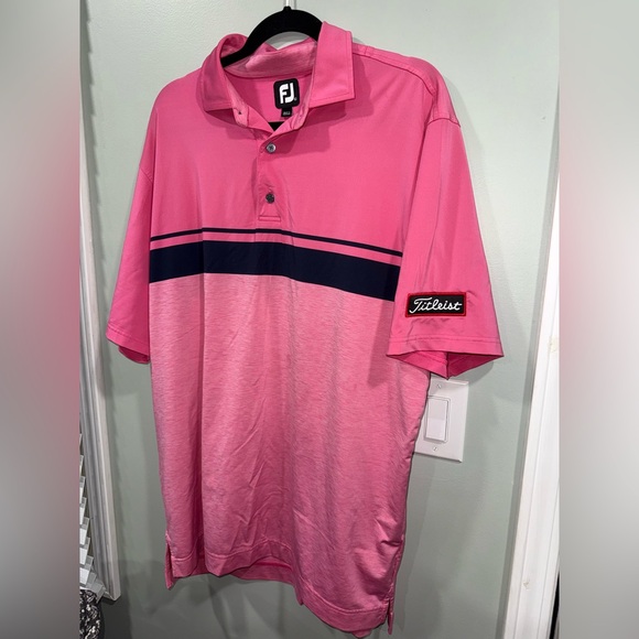 Titleist Other - Titleist Men's Pink Golf Polo Shirt